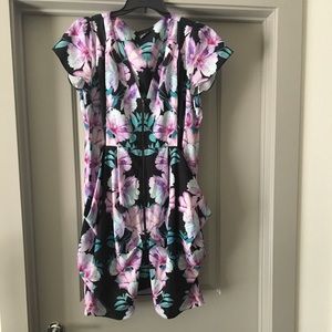 City Chic drape pocket dress.